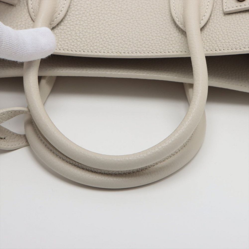 Saint Laurent Paris o1b1hav110924 Size: OS / Sac De Jour Leather Bag Off White Size ONE SIZE - 4 Thumbnail