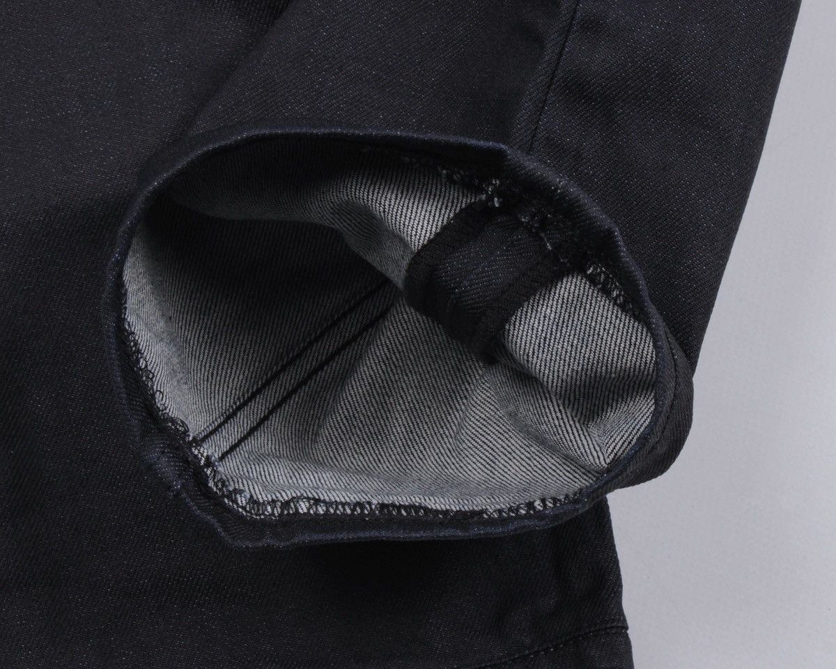 Burberry × Designer BURBERRY London Steadman Dark Blue Jeans Leather Metal Logo Size US 28 / EU 44 - 10 Thumbnail