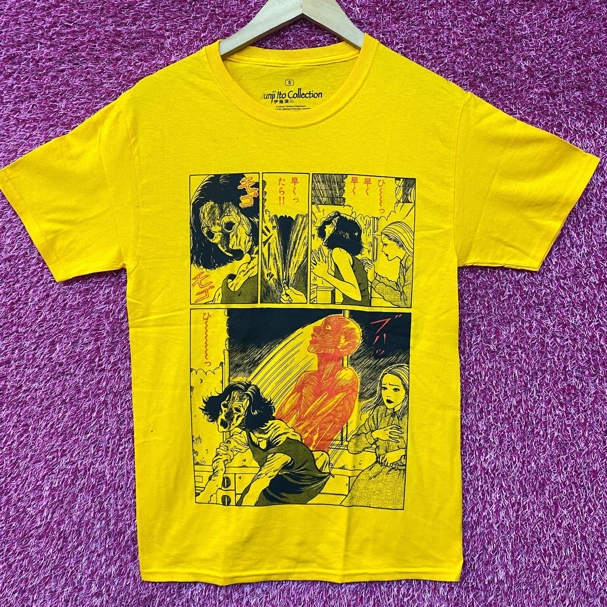 Anime Junji Ito Collection Flesh Colored Horror Manga Panel T-Shir Size US S / EU 44-46 / 1 - 1 Thumbnail