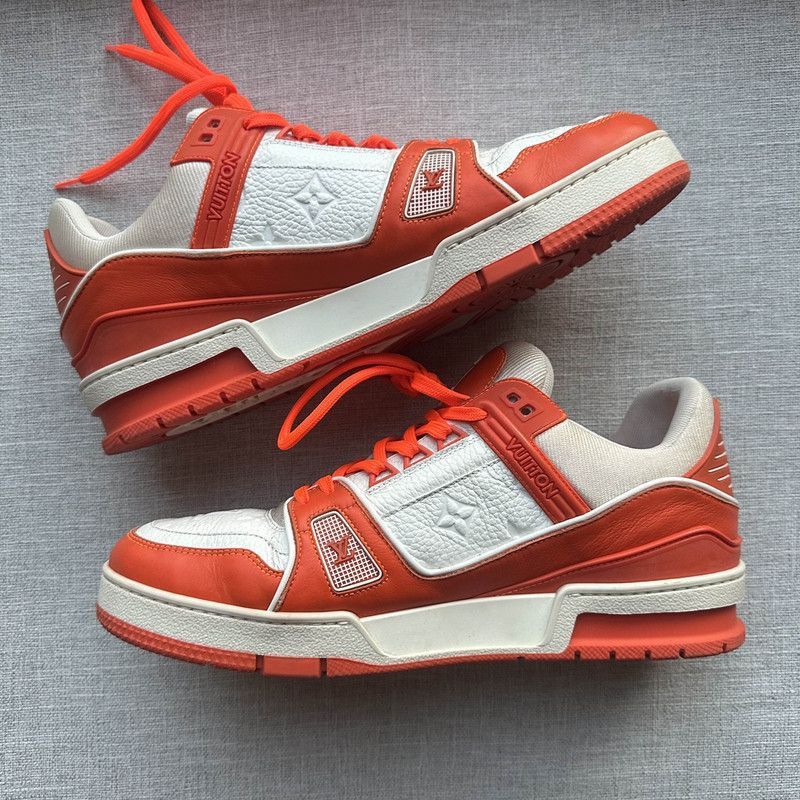 Louis Vuitton Louis Vuitton Trainer Low Top Fashion Sneakers for Men -250 Size US 9 / EU 42 - 8 Thumbnail