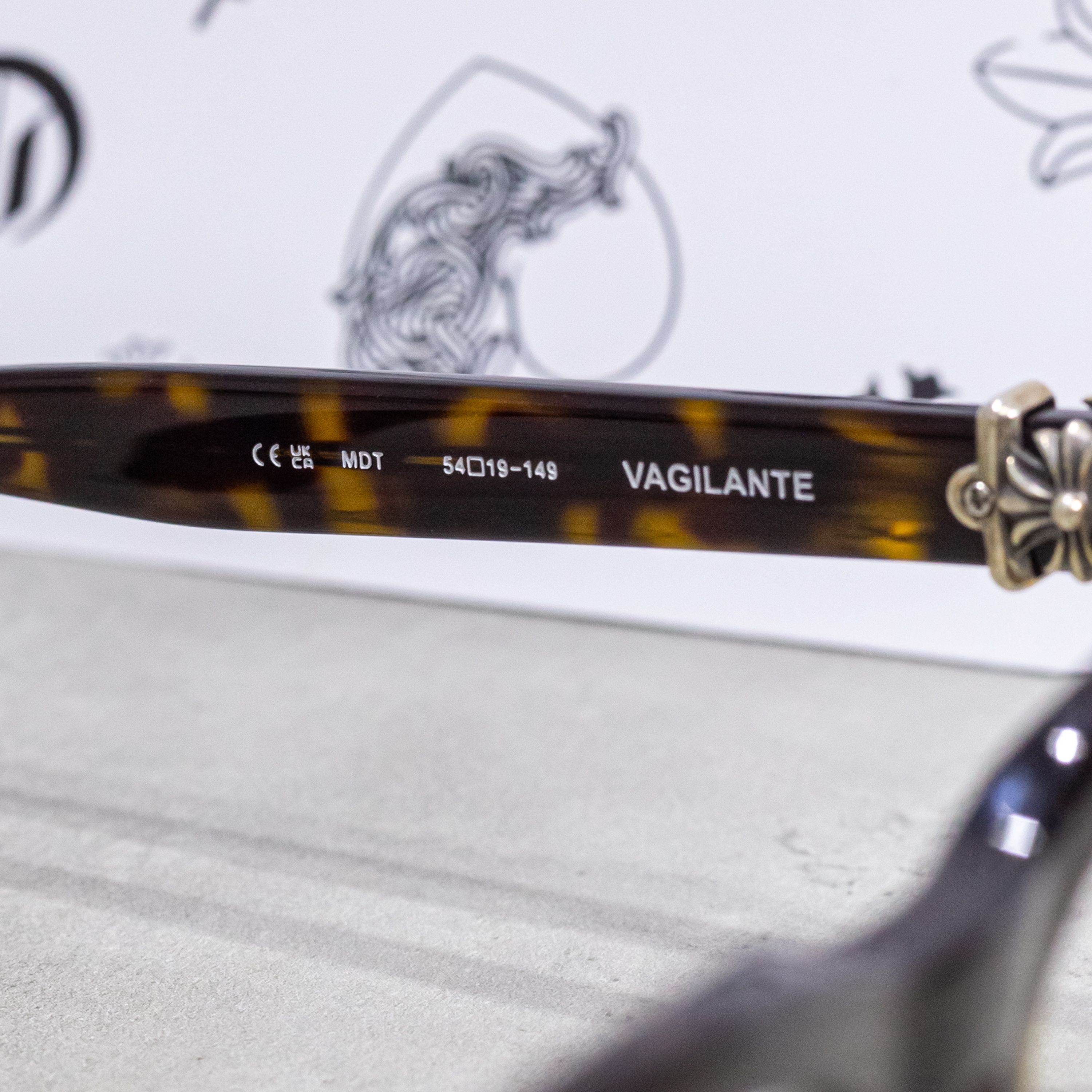 Chrome Hearts CHROME HEARTS VAGILANTE MIDNIGHT TORTOISE Size ONE SIZE - 5 Thumbnail
