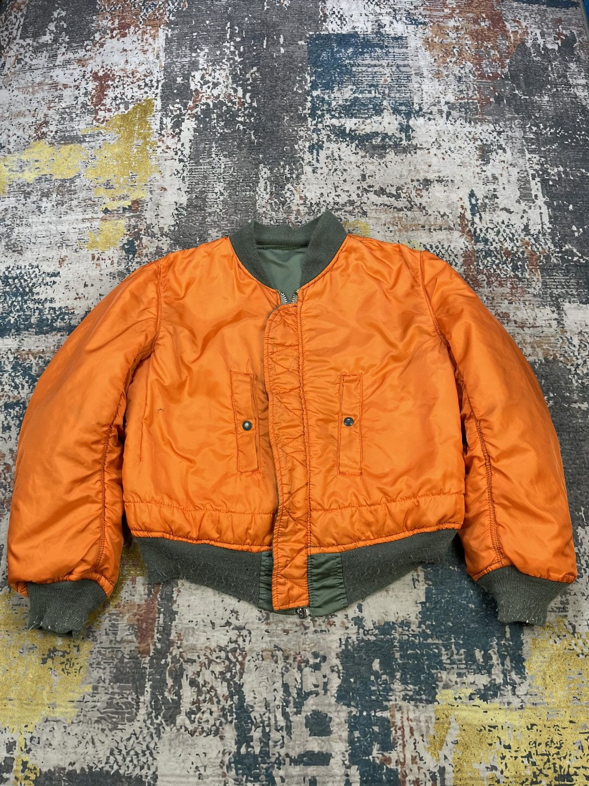 Alpha Industries Vtg Alpha Industries Type MA-1 Flying Bomber Jacket Size US L / EU 52-54 / 3 - 8 Thumbnail