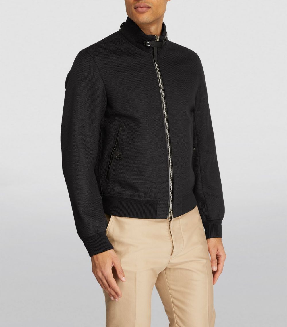 Tom Ford o1loc1c0525 OBS009 Bomber Jacket in Black Size US M / EU 48-50 / 2 - 5 Thumbnail