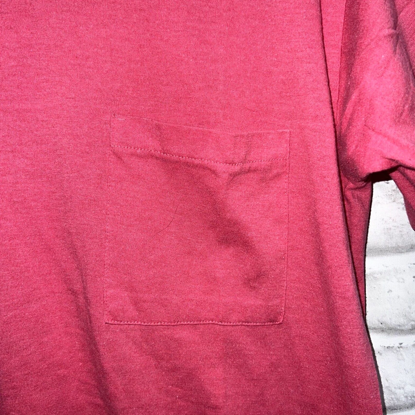 Dickies VINTAGE Dickies Pink Pocket T-Shirt Unisex Adults M USA Size M Pink Stitch Shirt Mens Womens Size US M / EU 48-50 / 2 - 2 Thumbnail