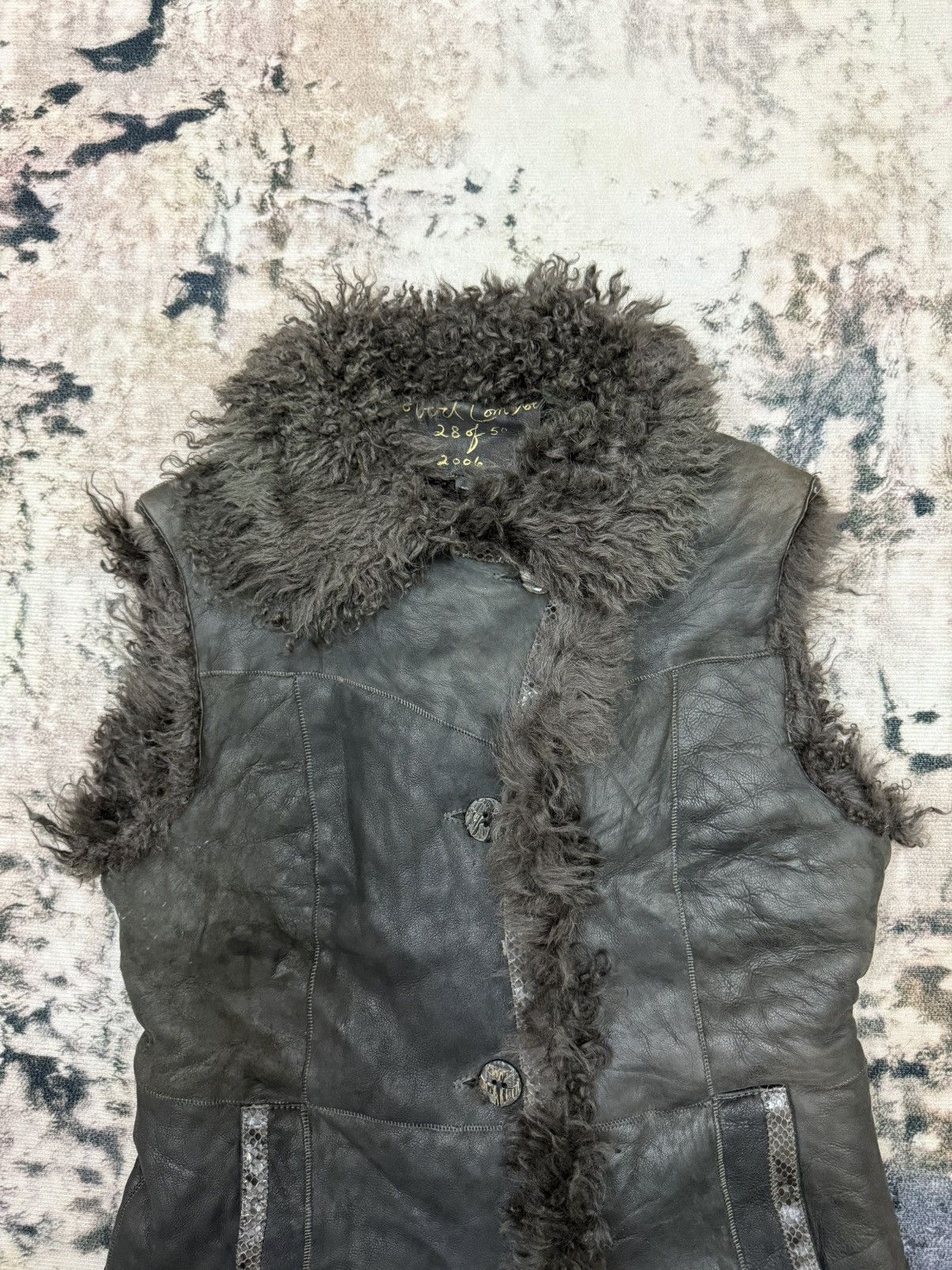 Robert Comstock Vintage Robert Comstock Fur Suede Leather Jacket Vests Size US S / EU 44-46 / 1 - 6 Thumbnail