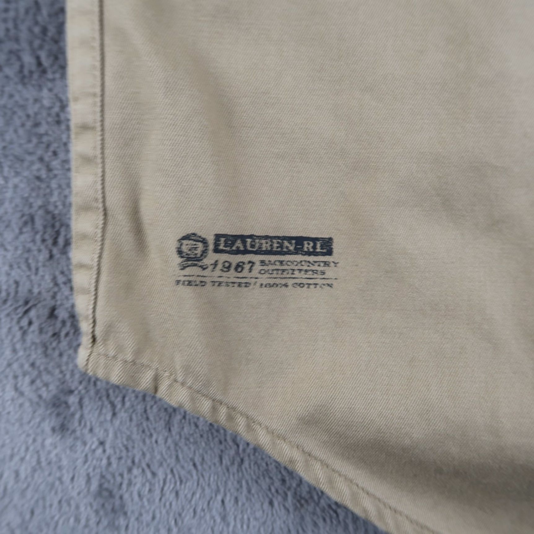 Ralph Lauren VINTAGE Ralph Lauren Safari Field Shirt Womens Khaki M Beige 100% Cotton Pockets Buttons Casual Regular Fit 90s Zoo Keeper Womens Size M / US 6-8 / IT 42-44 - 7 Thumbnail