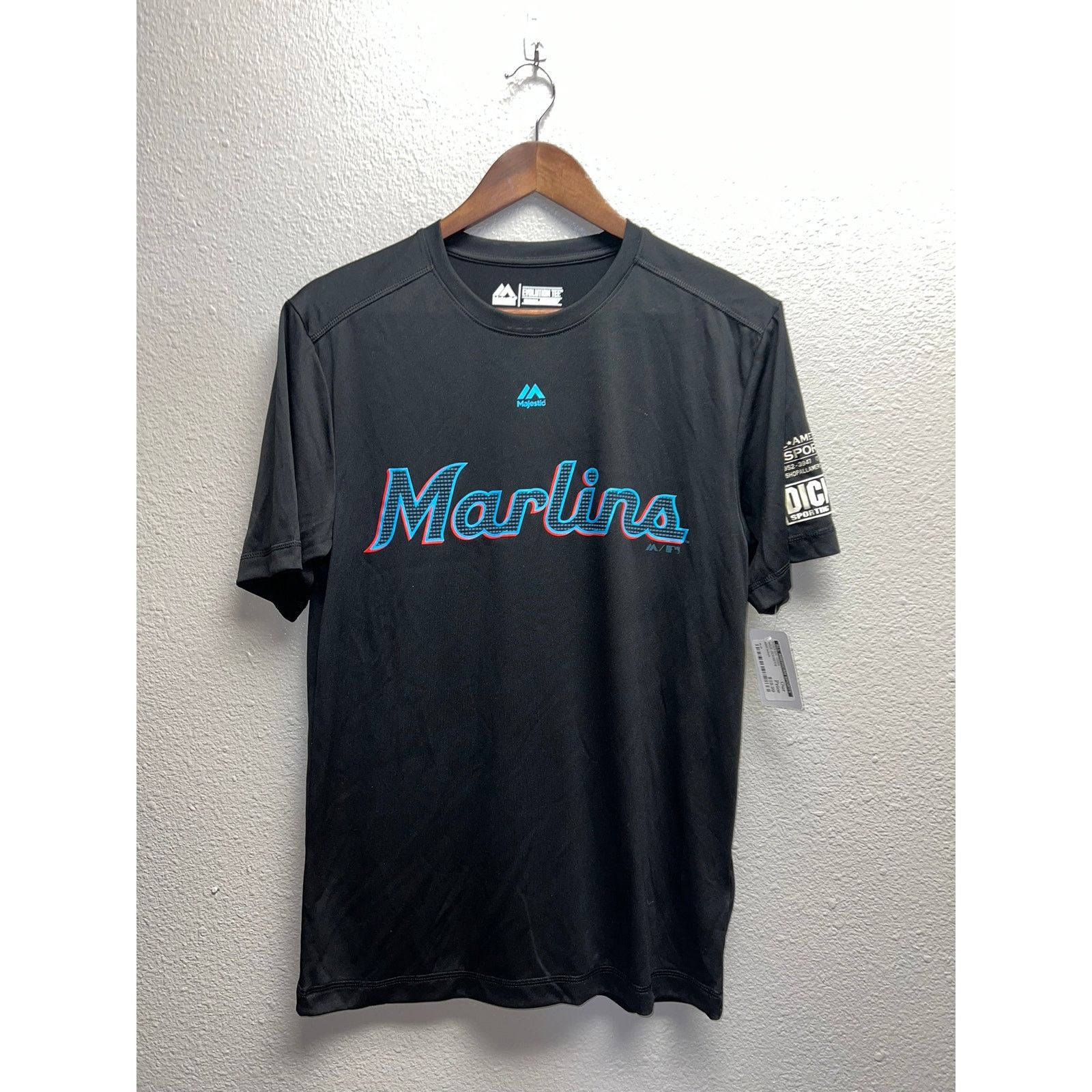 Majestic Florida Marlins Evolution Tee Jersey Active Top Cool Base S Size US S / EU 44-46 / 1 - 1 Thumbnail