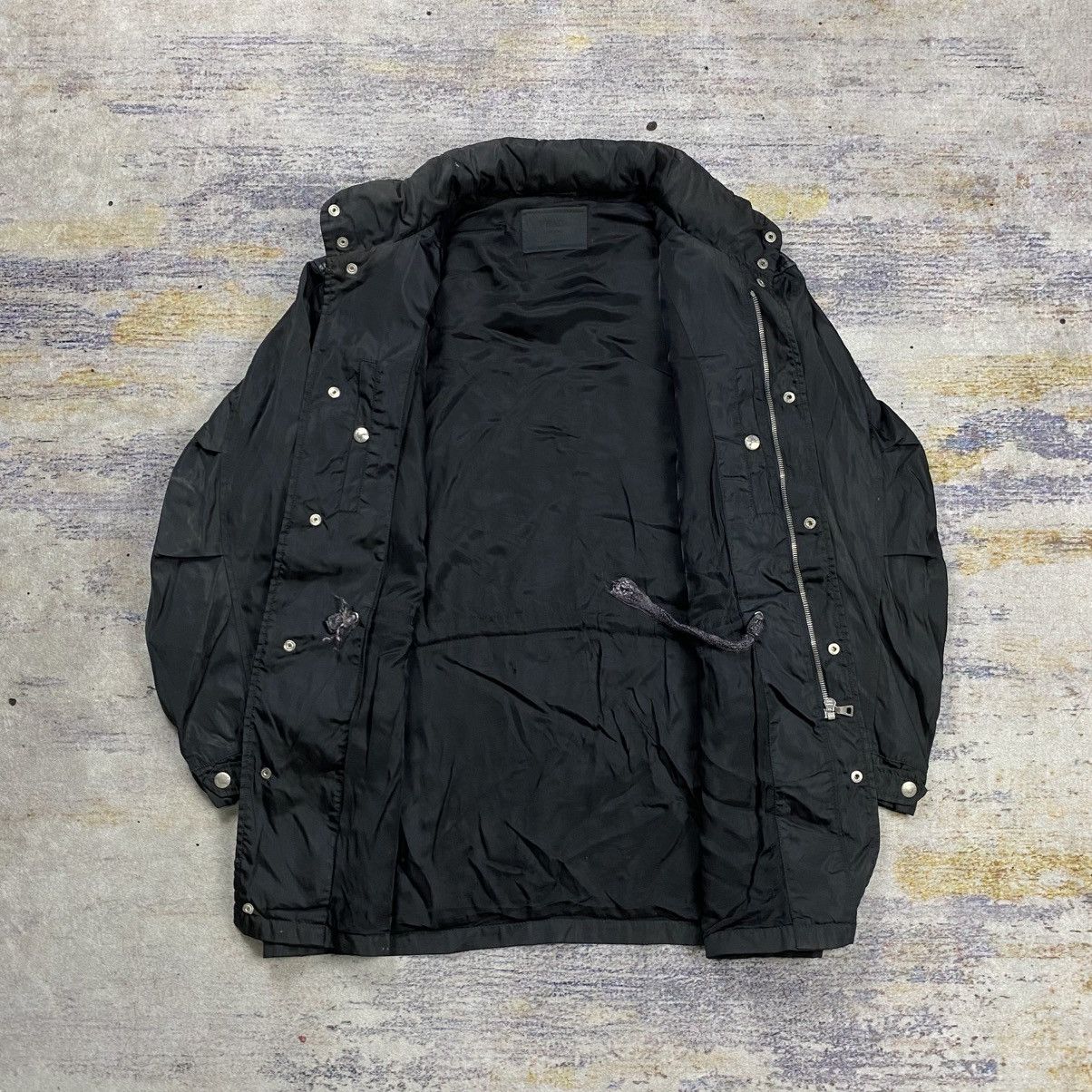 Prada jacket mix leather