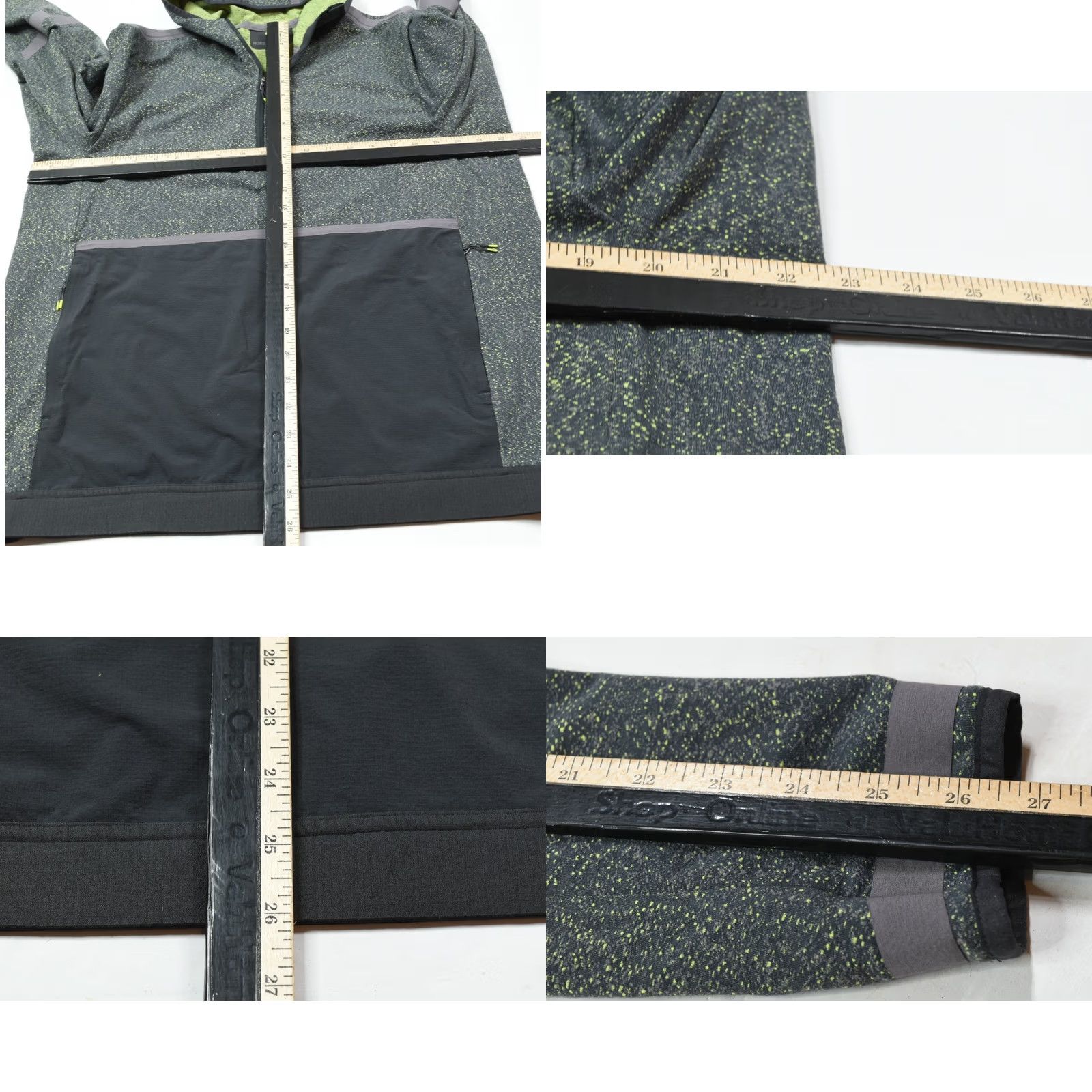 Lululemon Lululemon Take the Moment Running Jacket Gray Green Gym Mens Large Athletic Hooded Pockets Reflective 90s? Size US L / EU 52-54 / 3 - 8 Thumbnail