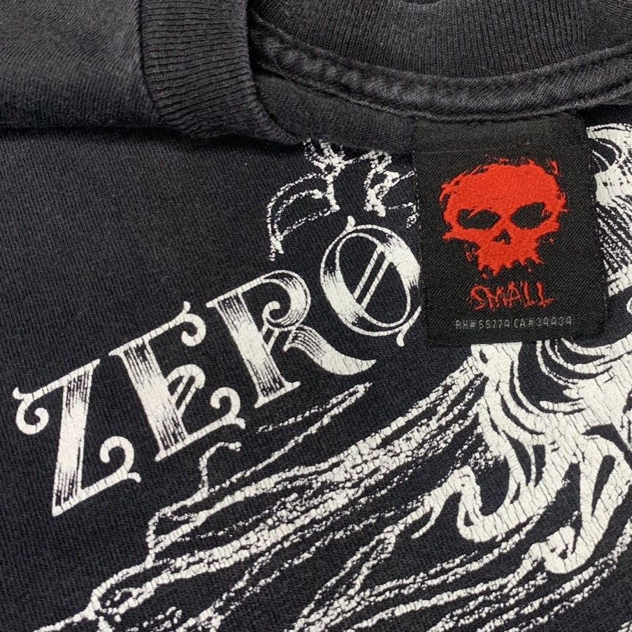 Vintage Vintage 90s Zero Skateboards T-Shirt Black Small Size US S / EU 44-46 / 1 - 5 Thumbnail
