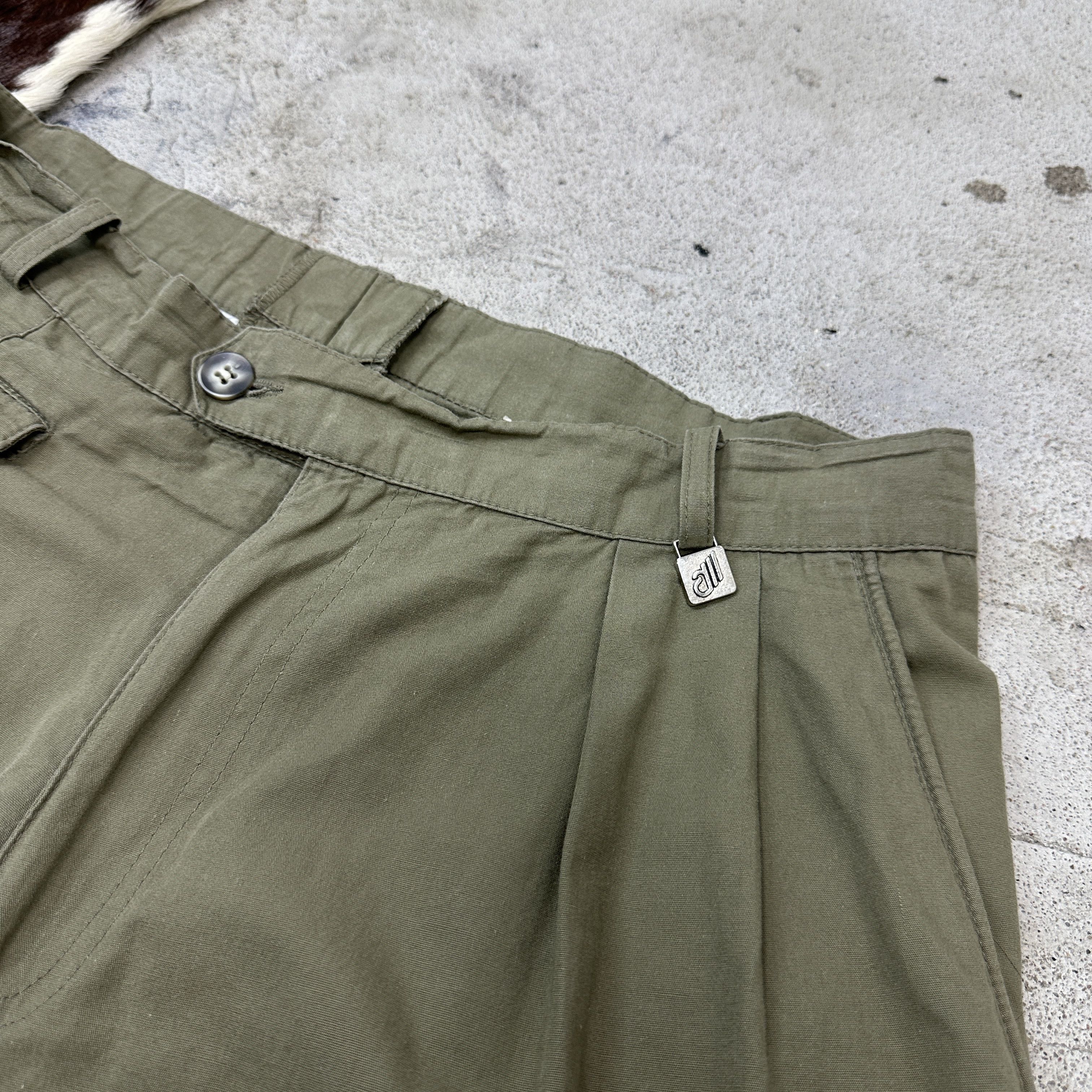 Frame Vintage Military Styled Baggy Wide Leg Pants 90s Size 26" / US 2 / IT 38 - 4 Thumbnail