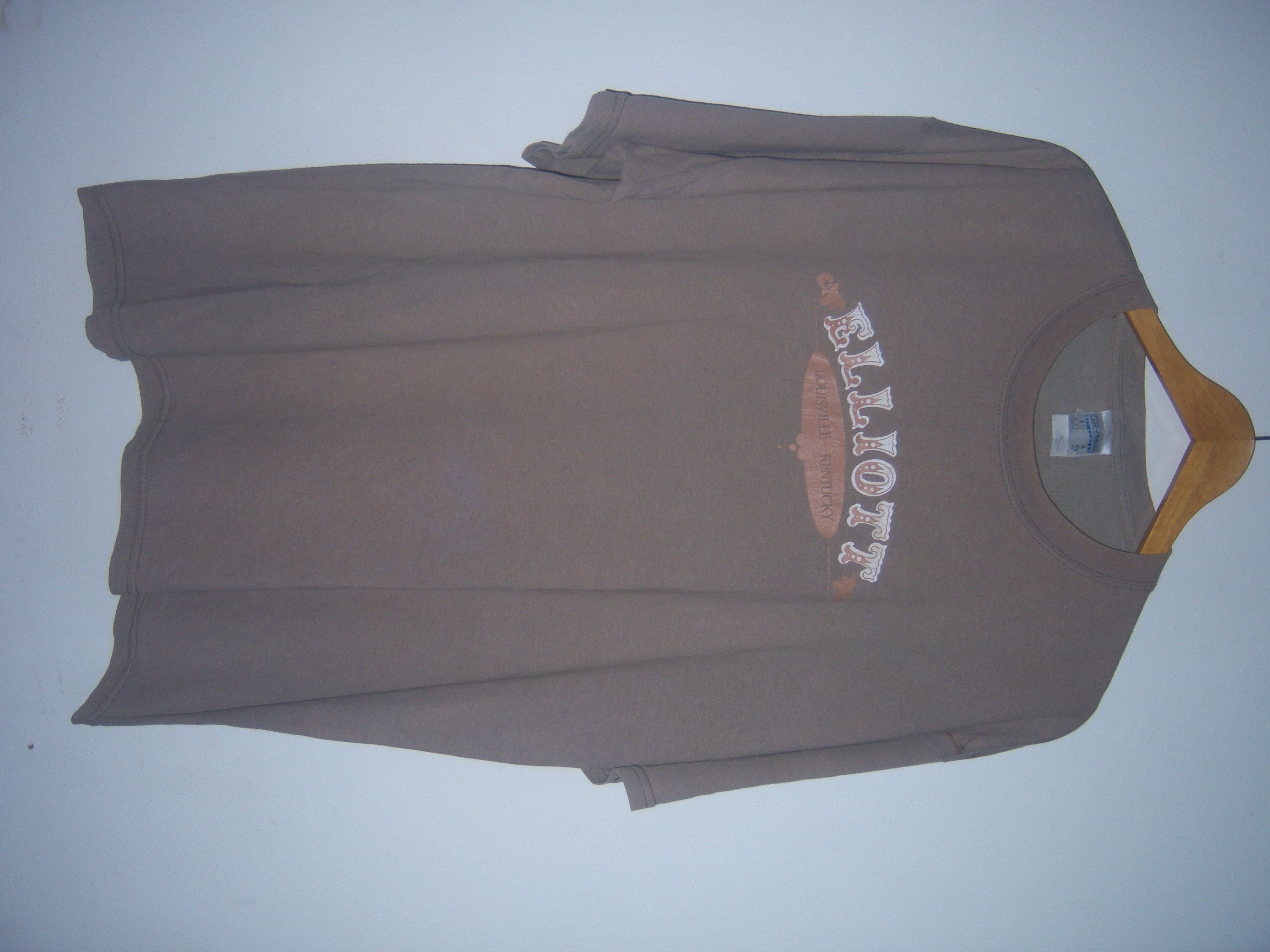 image of 90's Elliott Louisville Kentucky VTG Tee in Brown, Men's (Size XL)