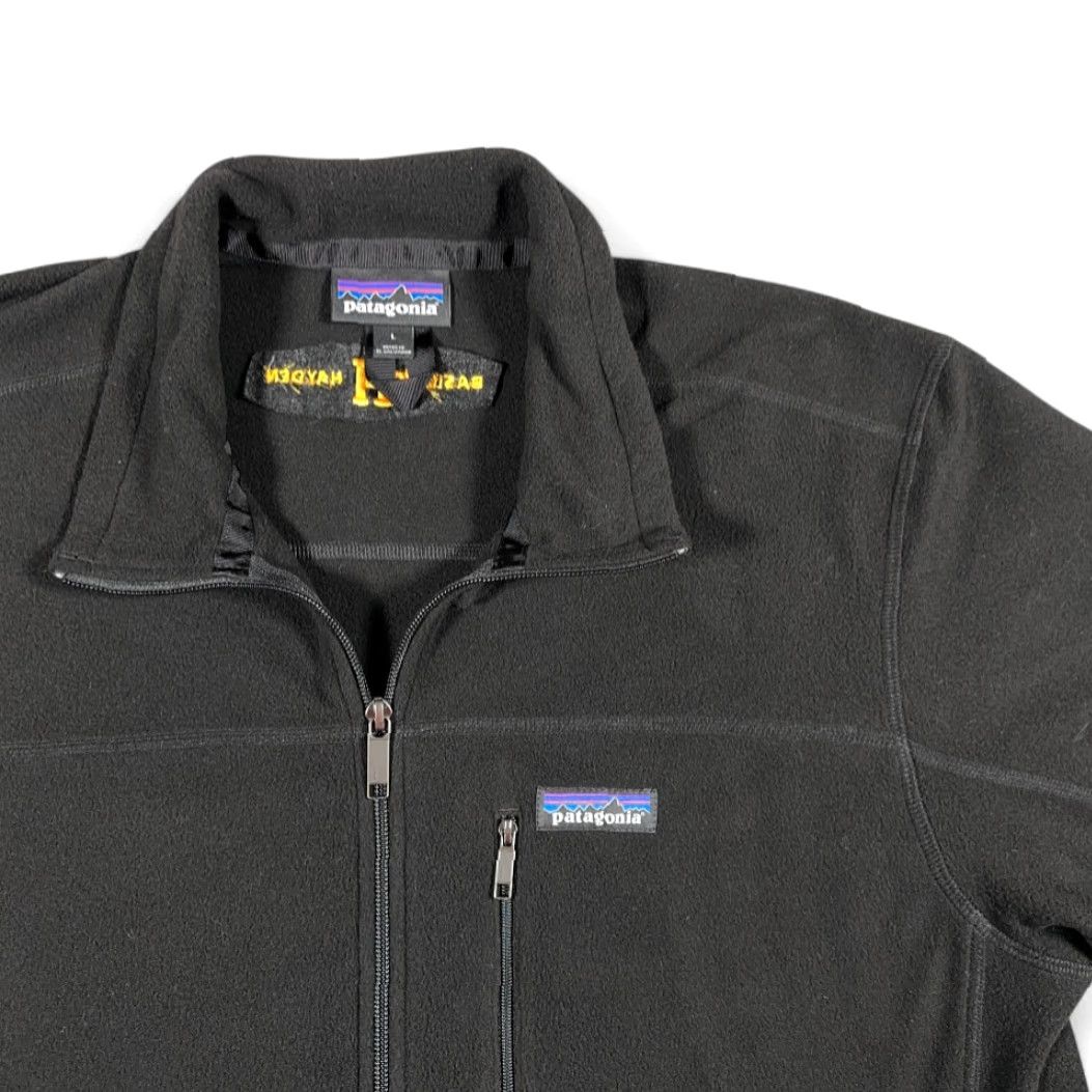 Patagonia Patagonia Jacket Adult LARGE Black Fleece Micro D Logo Zip Outdoor Basil Hayden Embroidered Back Collar Pocket Size US L / EU 52-54 / 3 - 2 Thumbnail