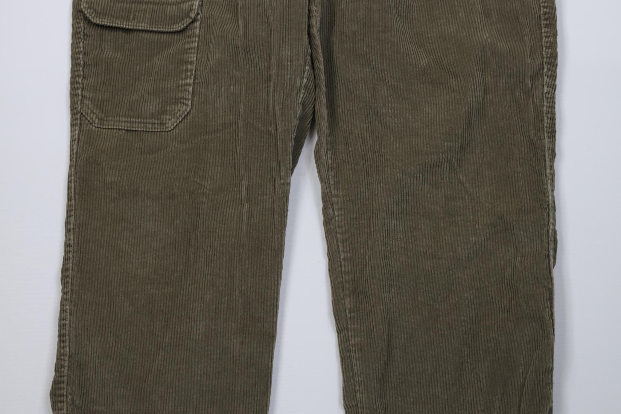 Lands' End Vintage 90s Lands End Utility Corduroy Wide Leg Pants USA Size US 38 / EU 54 - 3 Thumbnail