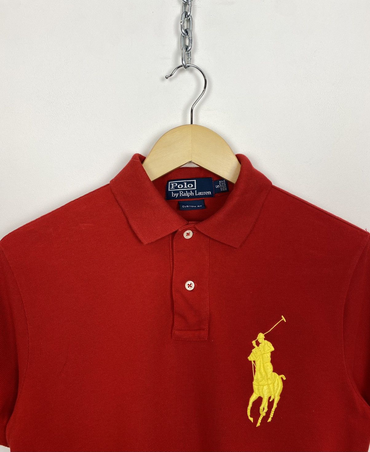 Polo Ralph Lauren Vintage Polo Ralph Lauren Embroidered Logo Polo Shirt Red Size US S / EU 44-46 / 1 - 2 Thumbnail
