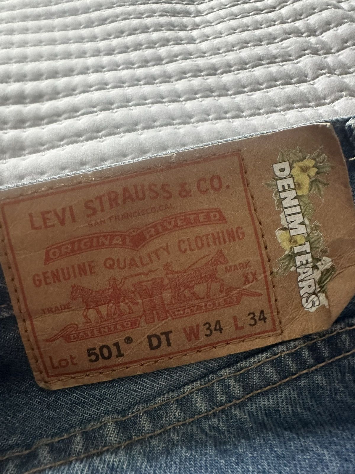 DENIM TEARS × Levi's Denim Tears x Levi Jeans size 34 Size US 34 / EU 50 - 5 Thumbnail