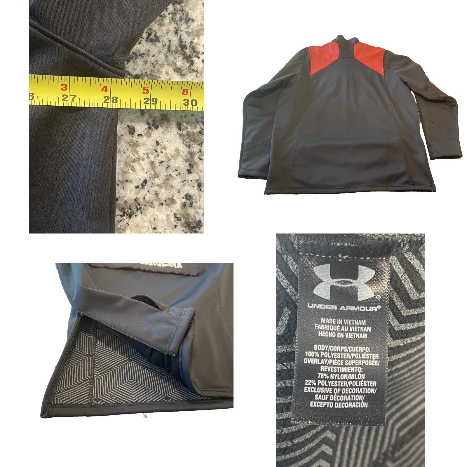 Under Armour UNDER ARMOUR COLDGEAR INFRARED JACKET Black 3XL Mens Winter Size US XXL / EU 58 / 5 - 8 Thumbnail