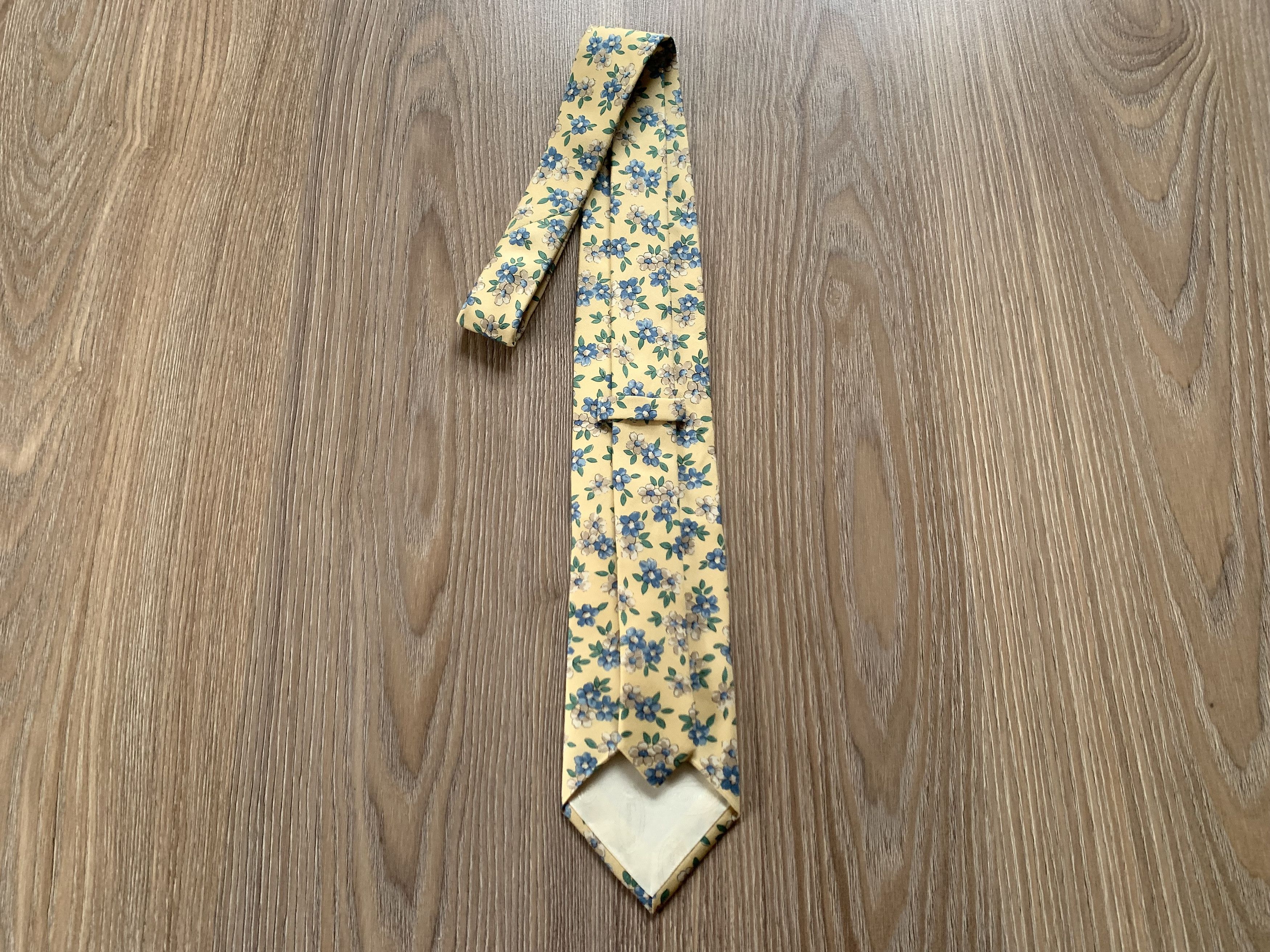 Faconnable Faconnable Hand Made Flower Printed Silk Tie Size ONE SIZE - 5 Thumbnail