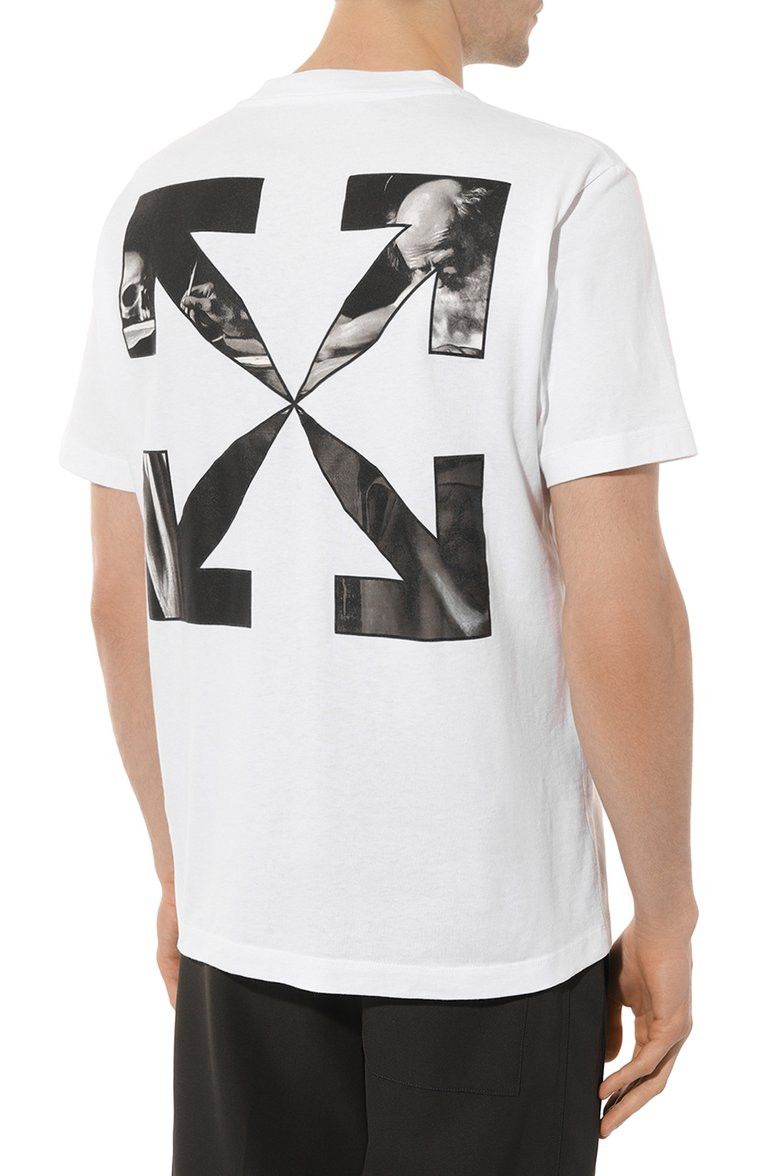 Off-White White Monochrome Caravaggio Arrows T-Shirt Size US XXL / EU 58 / 5 - 2 Thumbnail