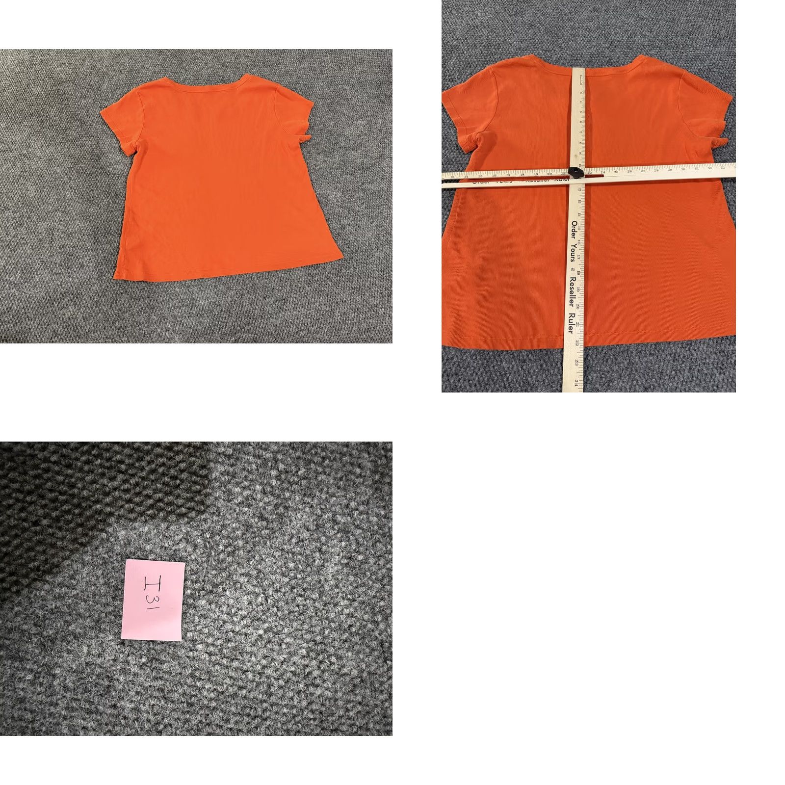 Coldwater Creek Coldwater Creek Shirt Womens XL Orange Floral Scoop Neck Short Sleeve Top Size XL / US 12-14 / IT 48-50 - 8 Thumbnail