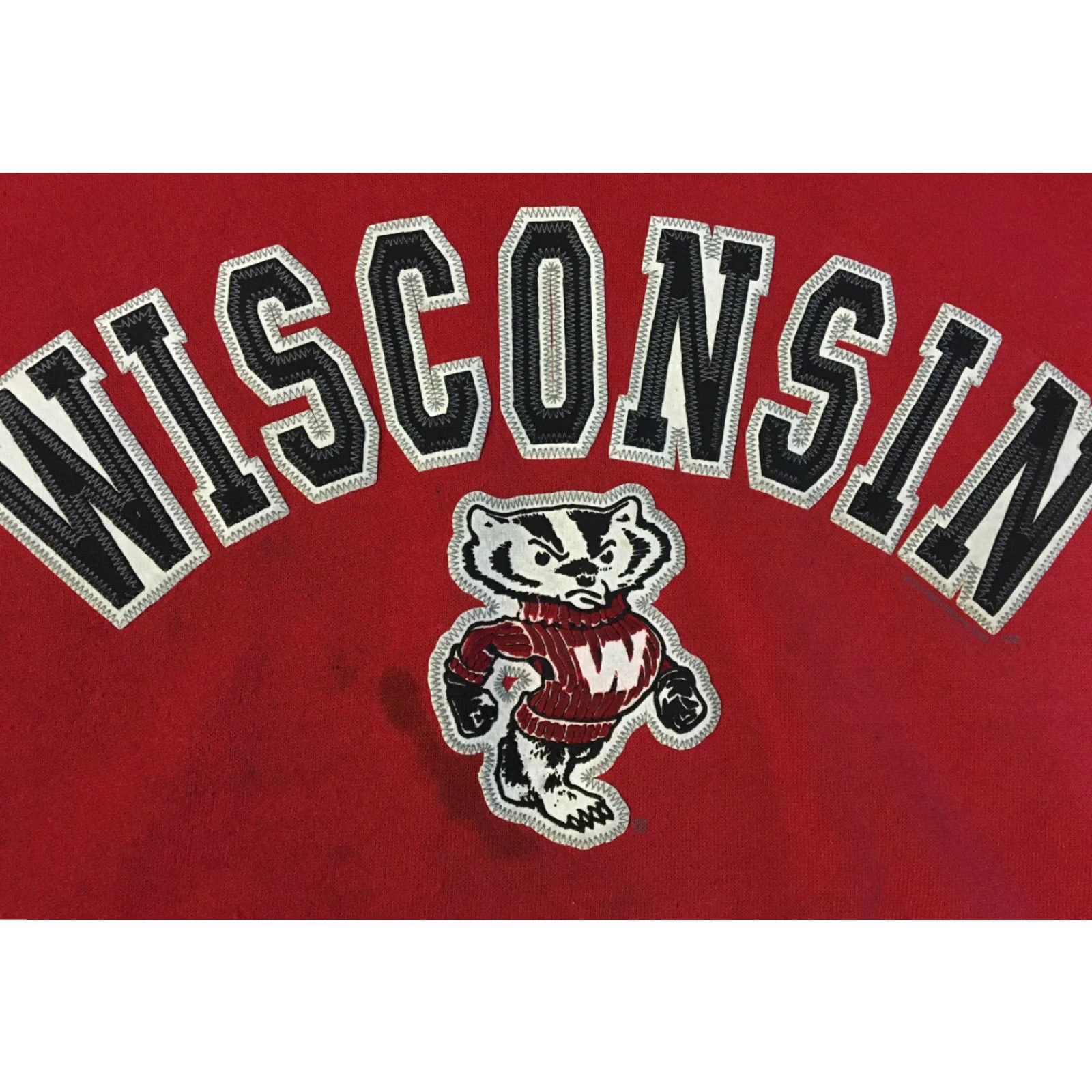 Thrasher VINTAGE 90s University Of Wisconsin Faded Distress Hoodie 3X College Track Grunge PE Size US XXL / EU 58 / 5 - 3 Thumbnail
