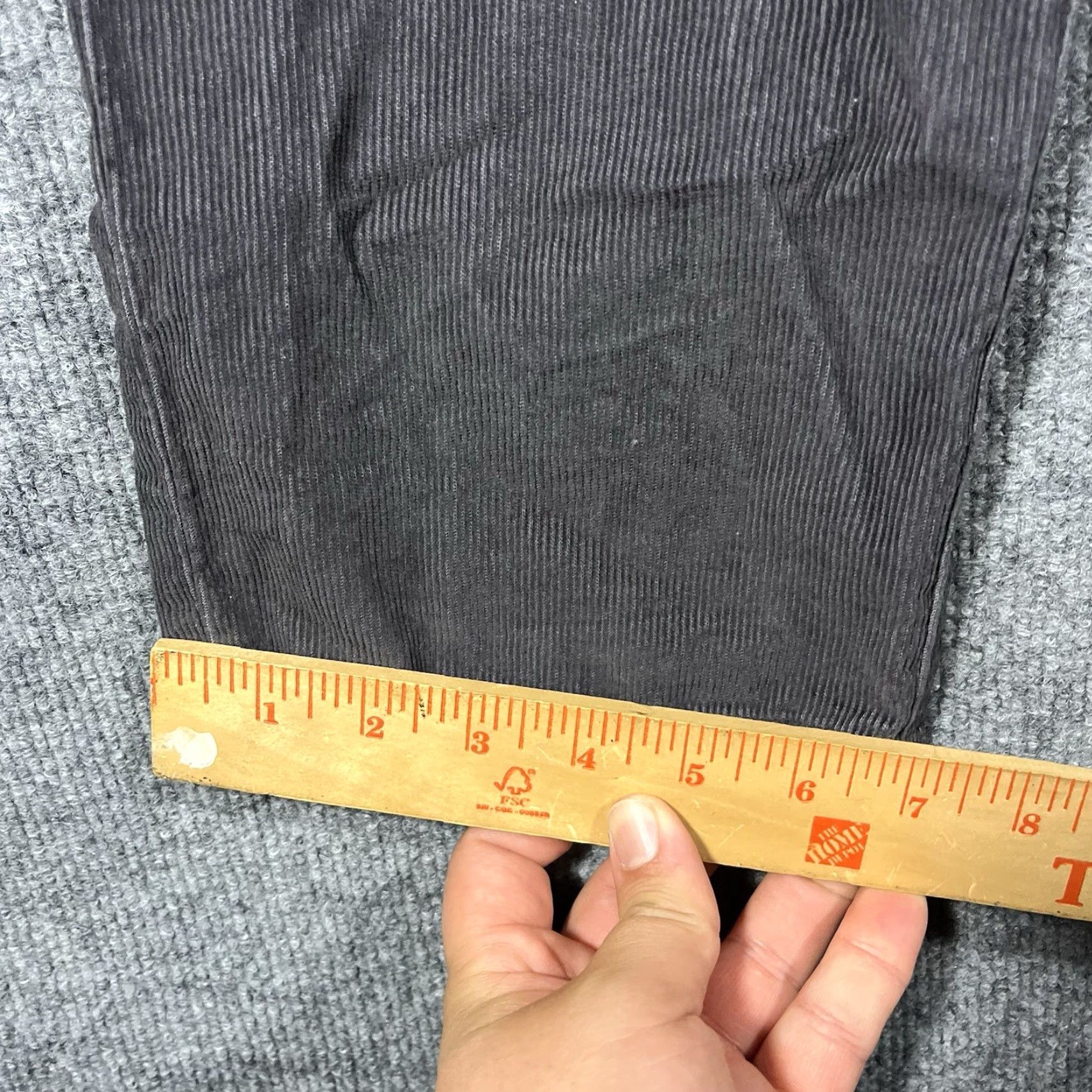 Brooks Brothers Brooks Brothers Pants Corduroy 34x30 Mens Black Dark Gray 100% Cotton Size US 34 / EU 50 - 5 Thumbnail
