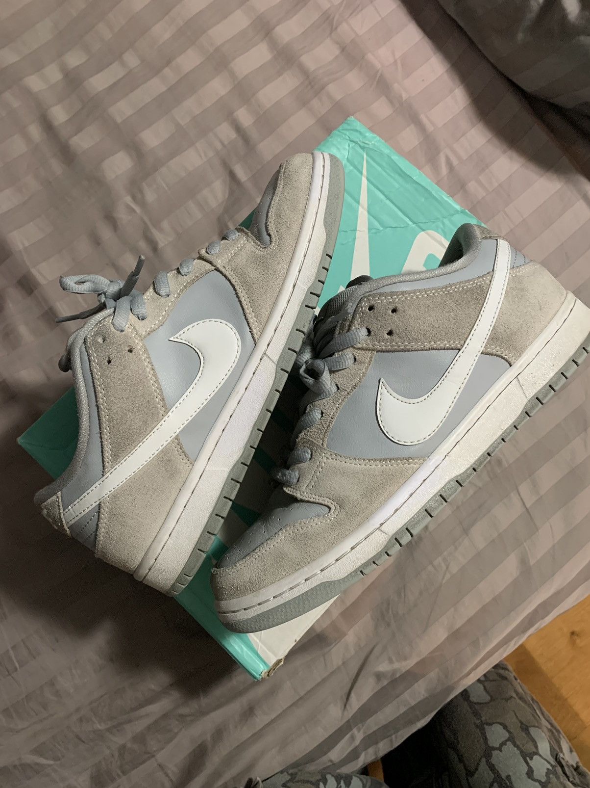 Nike SB Nike SB Dunk Low Summit White/Wolf Grey Size US 10 / EU 43 - 1 Thumbnail