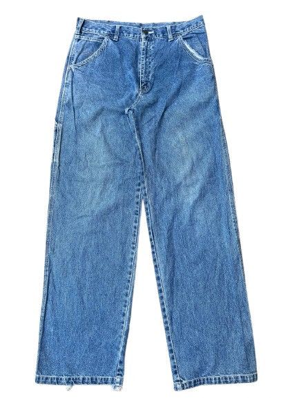 Blue Blue Japan VINTAGE CARPENTER BAGGY JEANS Size US 35 - 1 Thumbnail