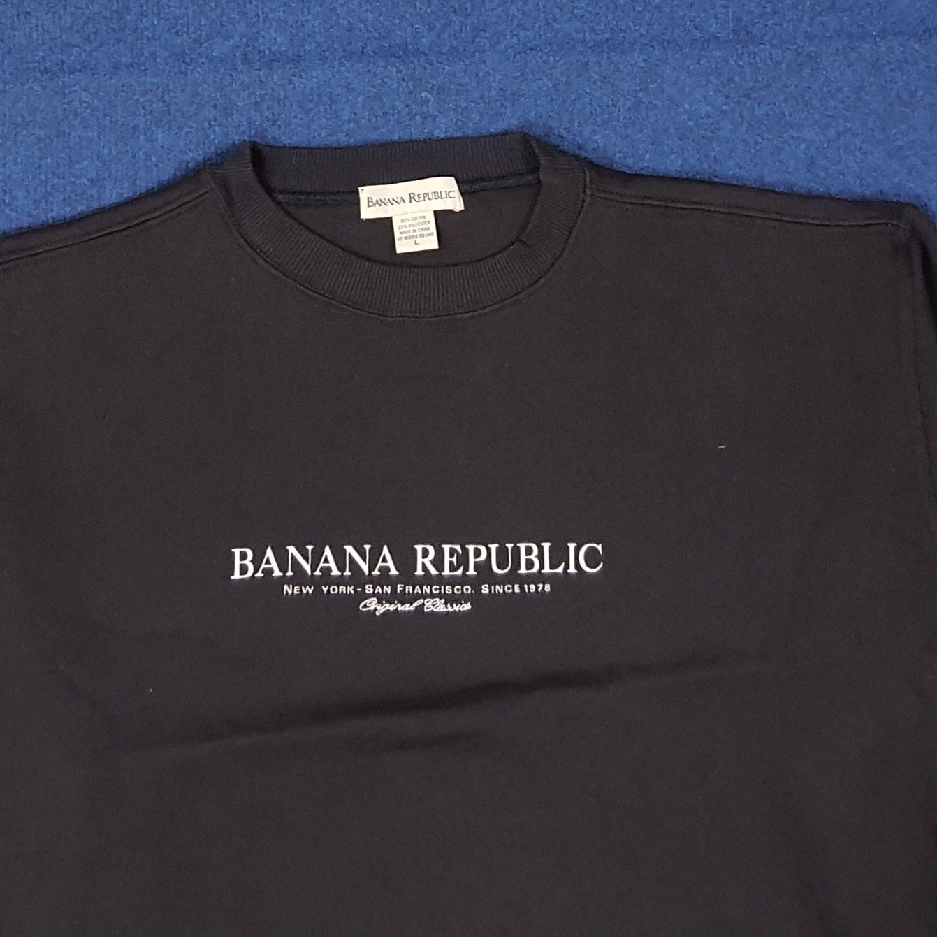 Banana Republic Vintage Banana Republic New York Sweatshirt C260N9 Size US XL / EU 56 / 4 - 2 Thumbnail