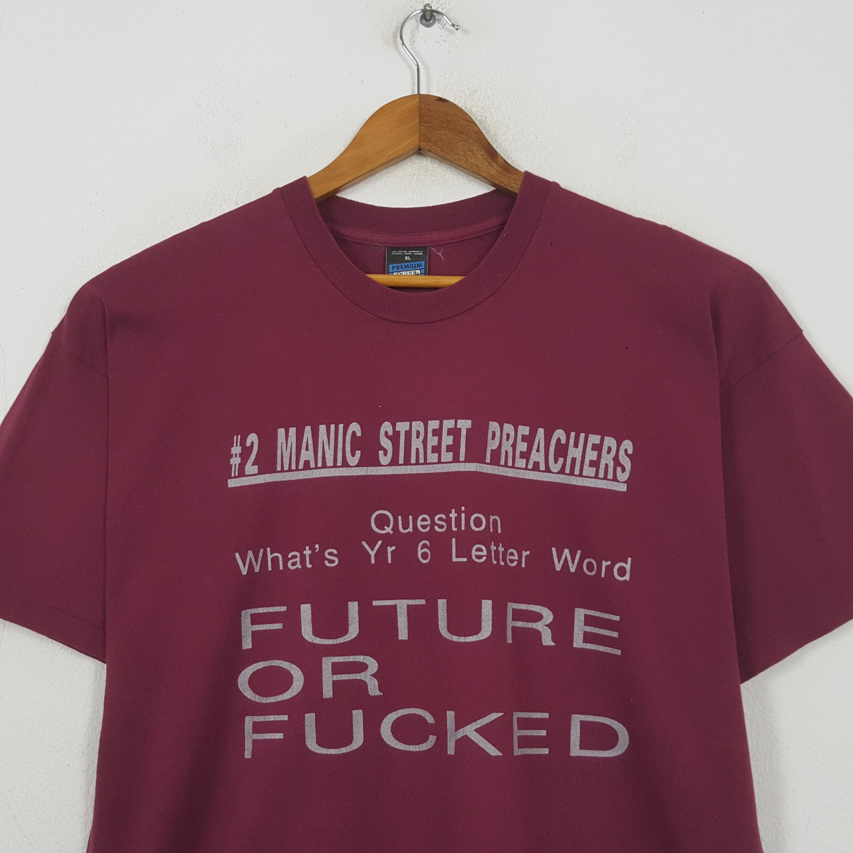 Band Tees Vintage #2 Manic Street Preachers Welsh Rock Band T-shirt 32 Size US XL / EU 56 / 4 - 2 Thumbnail