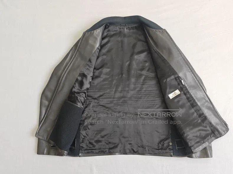 Hermes Hermes Leather jacket, black, goat leather jacket, side co Size US L / EU 52-54 / 3 - 5 Thumbnail