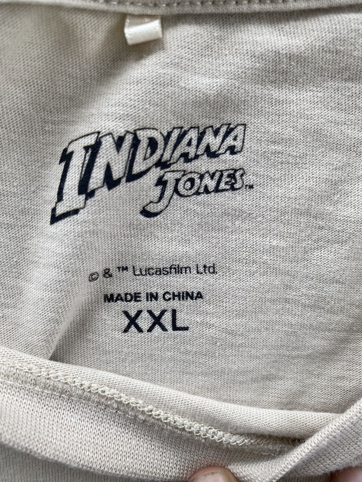 Vintage VINTAGE MOVIE INDIANA JONES TEE Size US XXL / EU 58 / 5 - 3 Thumbnail