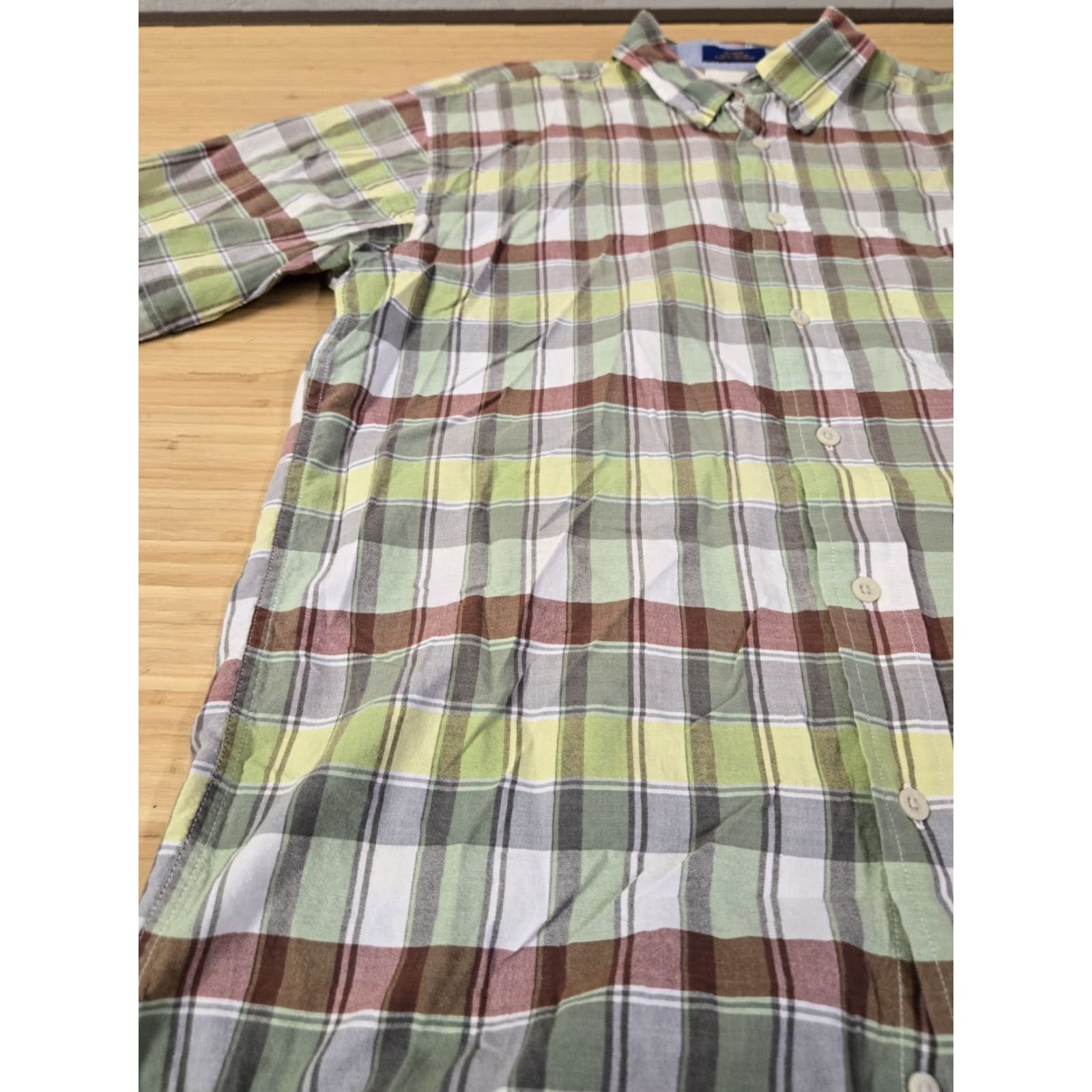 Pendleton Pendleton Shirt Mens Medium Green Plaid Short Sleeve Button Up Casual Wave Size US M / EU 48-50 / 2 - 3 Thumbnail