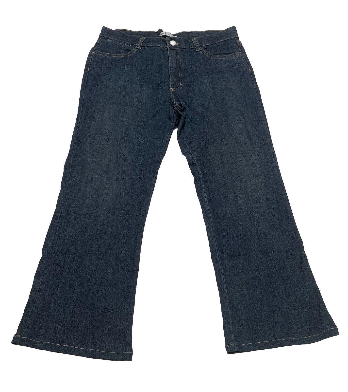 Lee LEE Jeans Women's Sz 18 Short Classic Fit Dark Blue Size 40" / US 18 - 1 Thumbnail