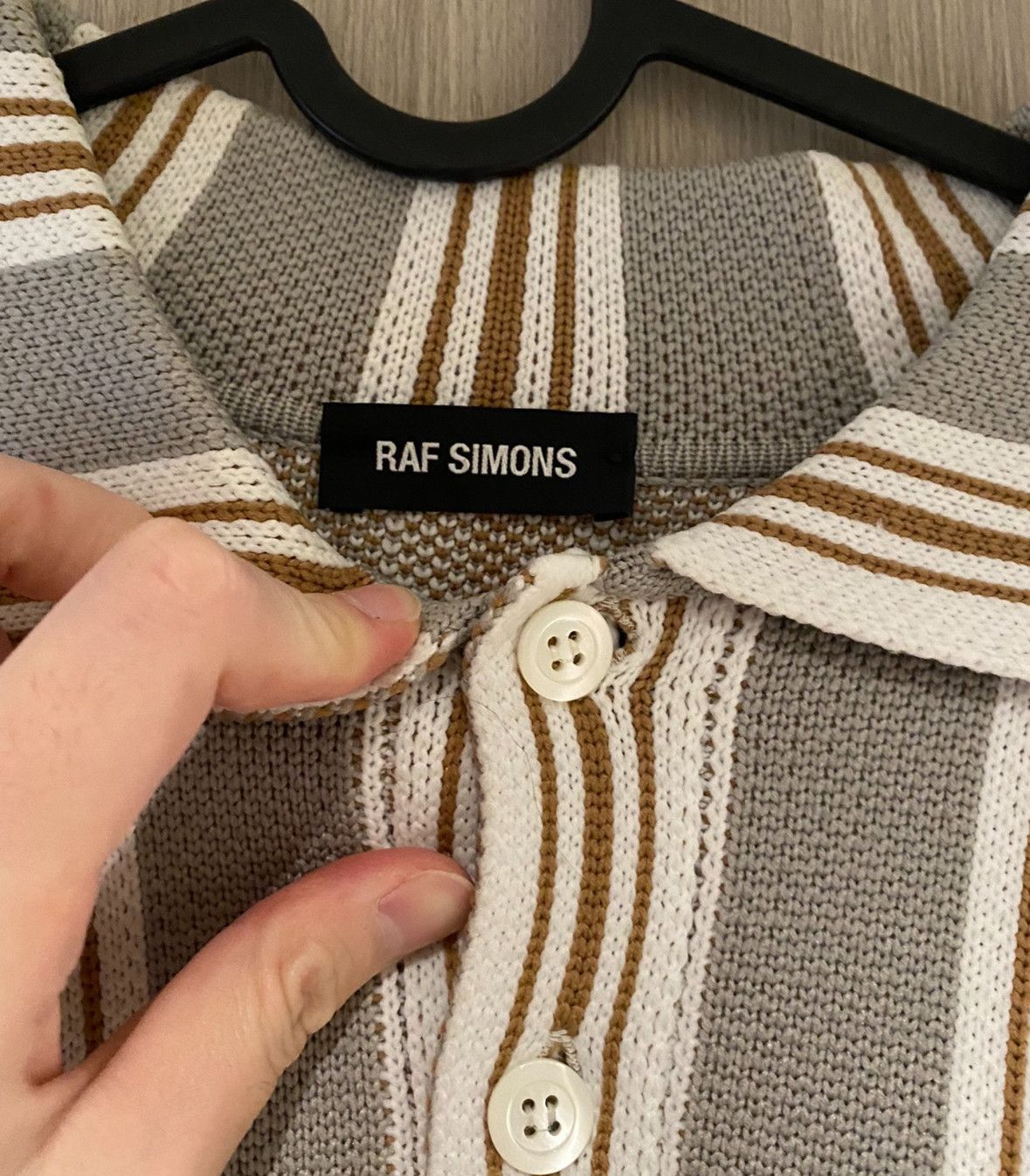 Raf Simons Raf Simons 17ss cropped polo boxy sweater Size US M / EU 48-50 / 2 - 2 Thumbnail