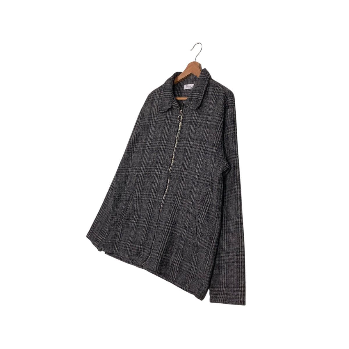 In The Attic 🔥VINTAGE ZIPPER BIKER JACKET IN THE ATTIC TARTAN DESIGN Size US L / EU 52-54 / 3 - 4 Thumbnail