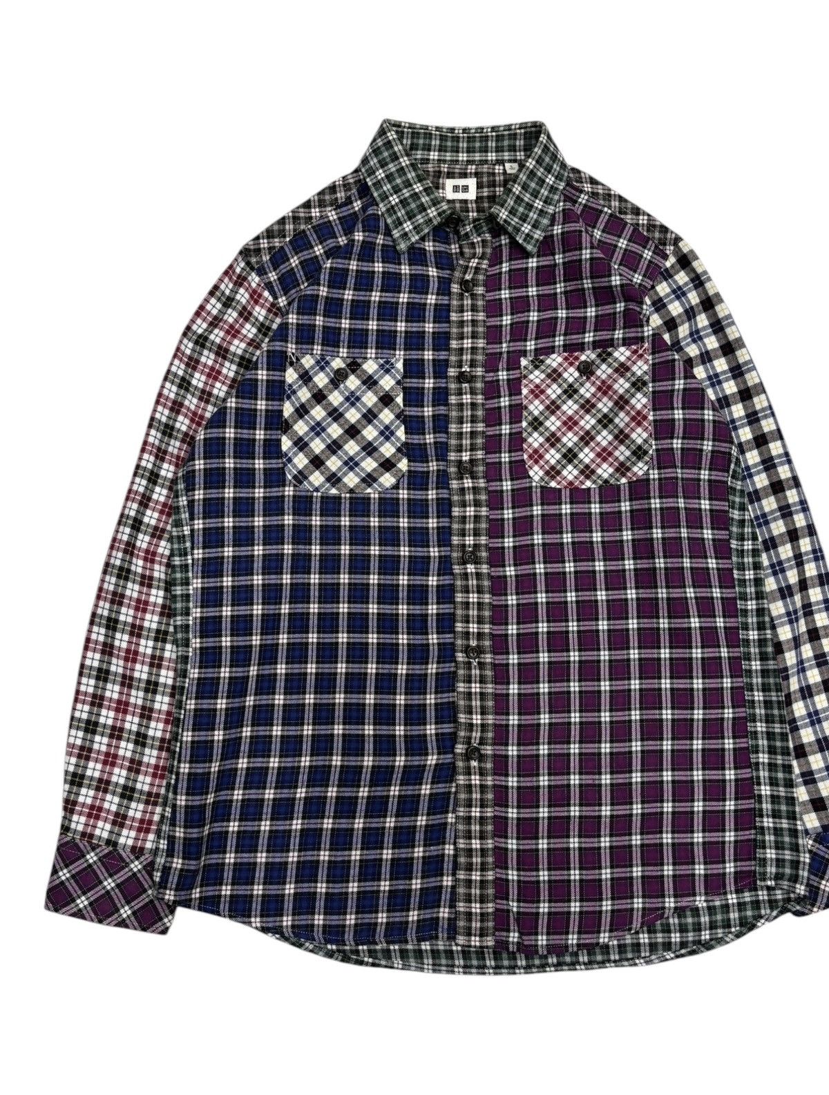 Japanese Brand × Uniqlo Rebuild Flannel Style Button Up Shirt Uniqlo Flannel Size US M / EU 48-50 / 2 - 3 Thumbnail