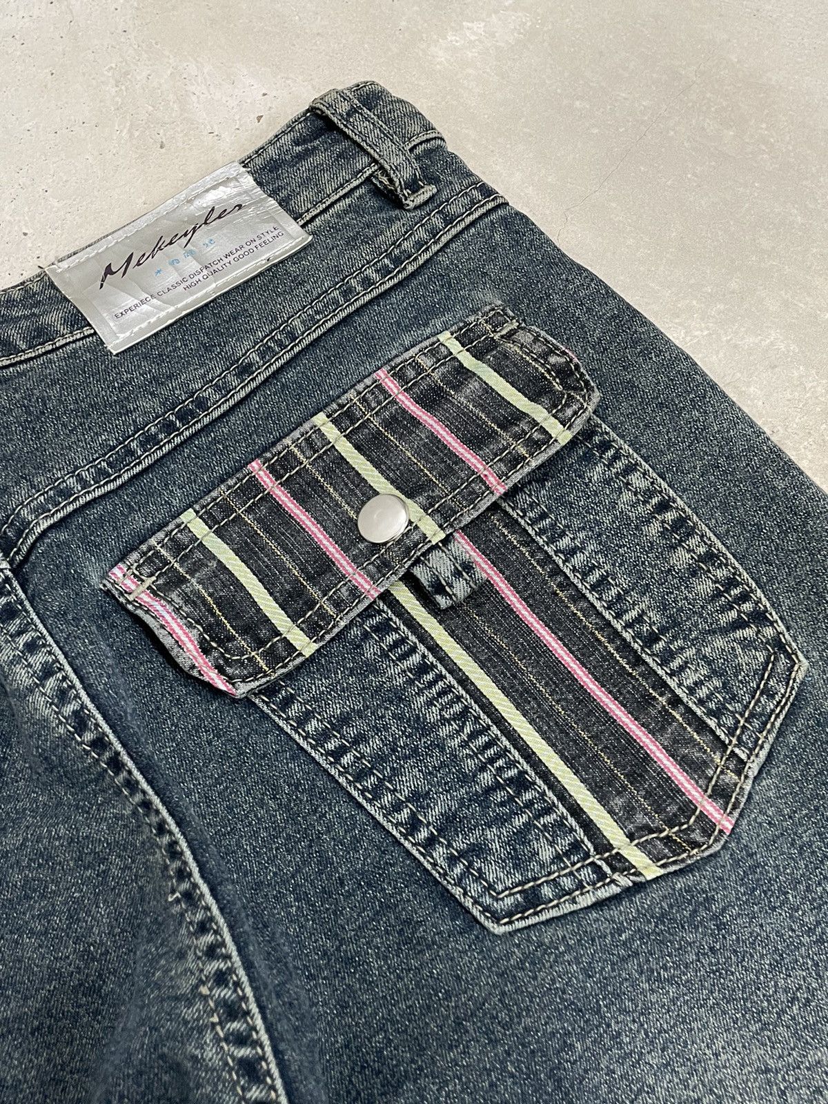 Hysteric Glamour × Japanese Brand Mekeyla Old Vintage Japanese Design 2 Length Seam Pants Size US 26 / EU 42 - 17 Thumbnail