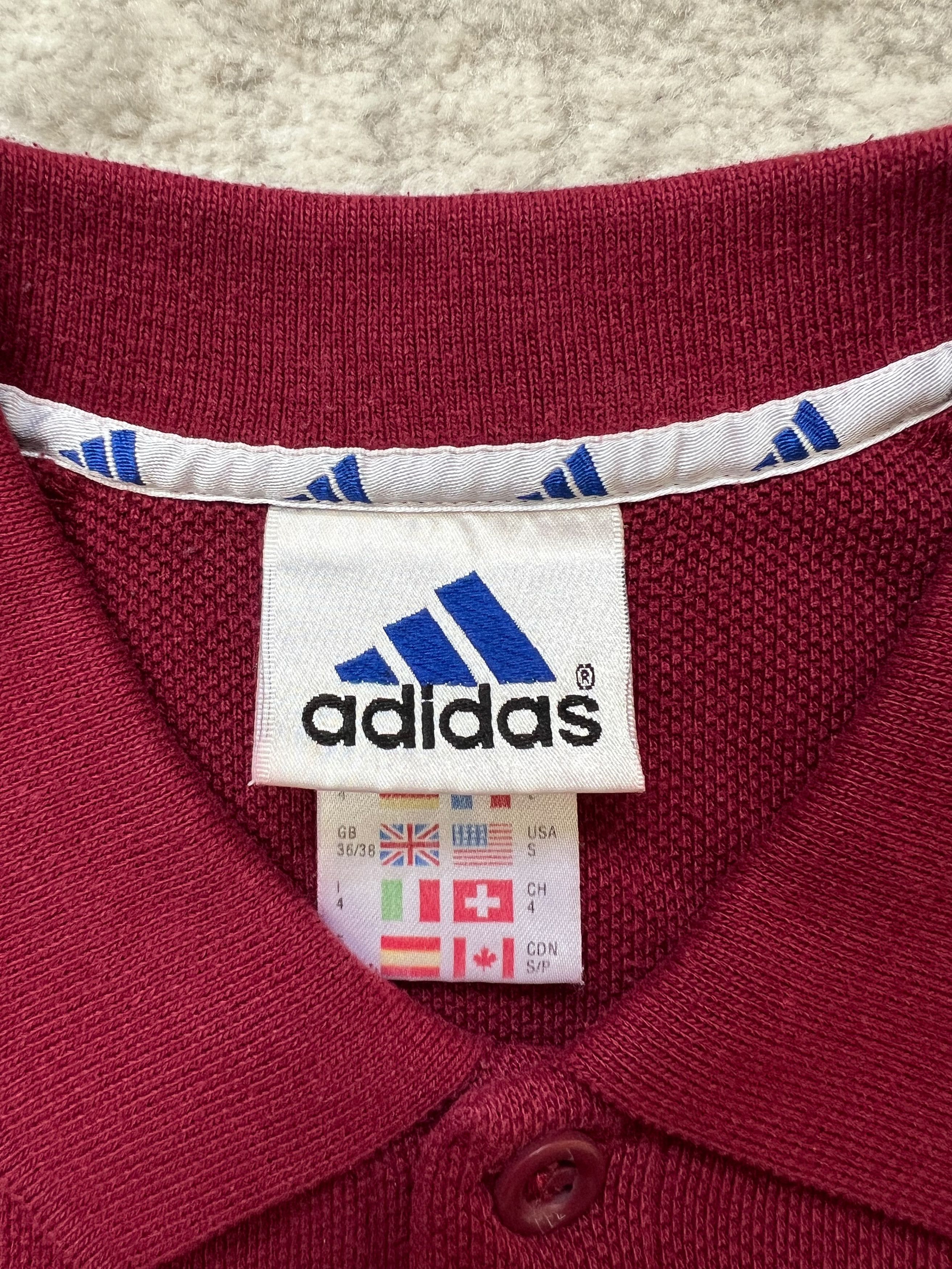 Adidas Vintage Adidas Striped Polo Shirt - Corporate Logo Line Size US S / EU 44-46 / 1 - 14 Thumbnail
