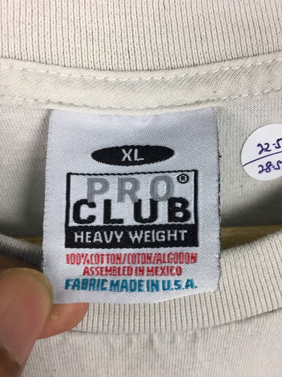Rap Tees × Vintage Pro Club Plain Essential Hip Hop Rap Tee Size XL Size US XL / EU 56 / 4 - 12 Thumbnail