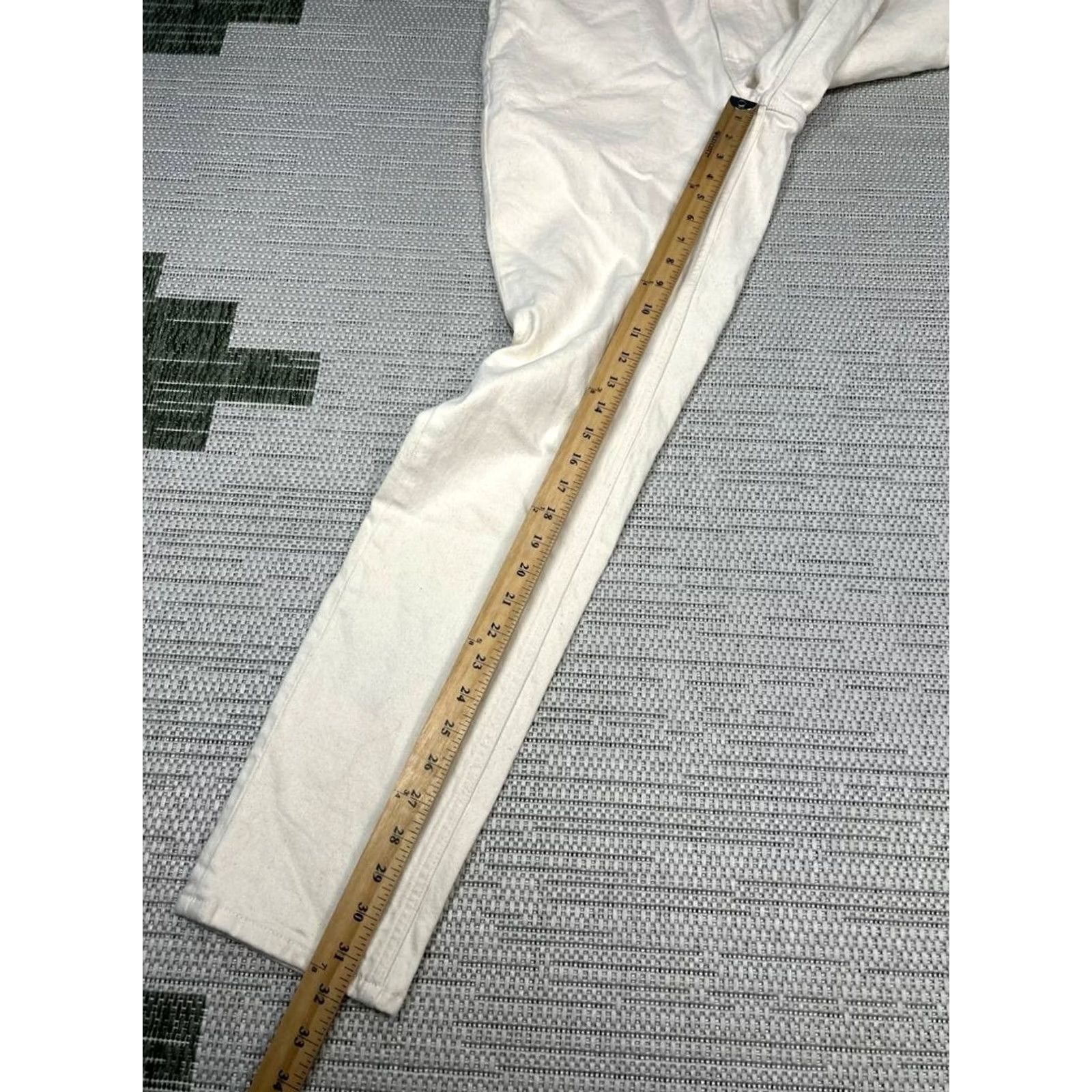 Everlane Everlane The Organic Slim Jeans Mens 32 Beige Cotton Mid Rise Skinny 32x32 Size US 32 / EU 48 - 4 Thumbnail
