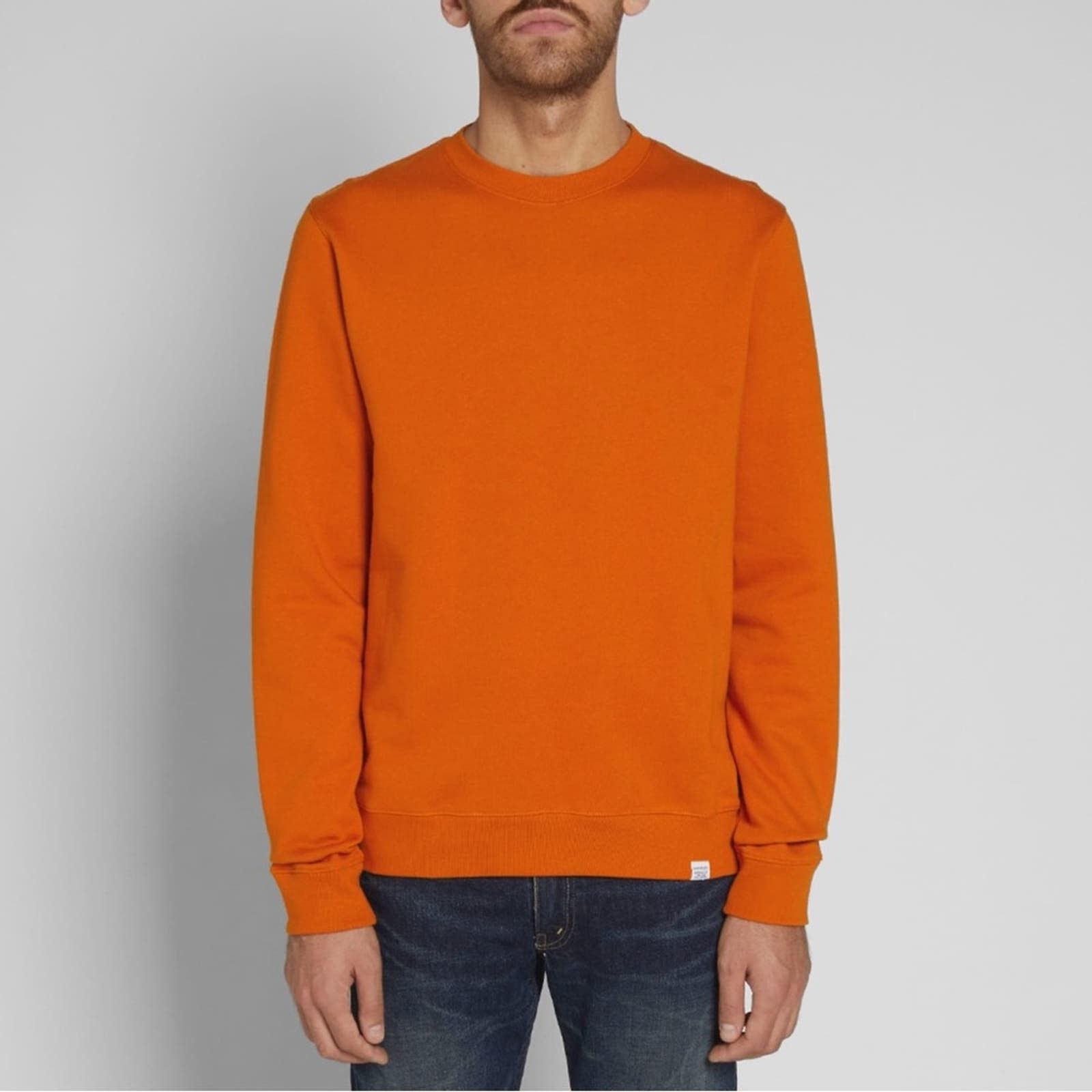NORSE PROJECTS VAGN CLASSIC CREW SWEAT OXIDE ORANGE M