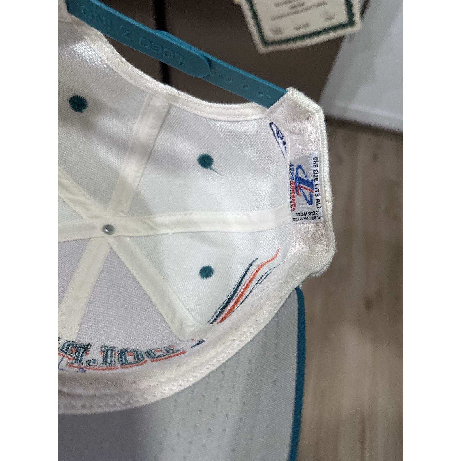 Pro Line Vintage NFL Miami Dolphins Diamond Cut Snapback 90s Hat Cap Size ONE SIZE - 7 Thumbnail