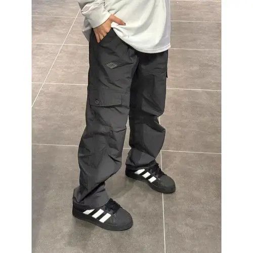 Japanese Brand Dark Gray High Street Loose Fit Vintage Work Pants Size US 32 / EU 48 - 7 Thumbnail