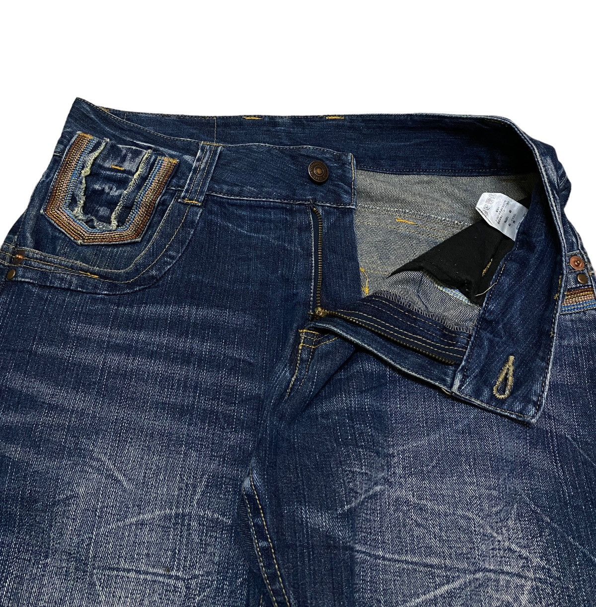 If Six Was Nine × Japanese Brand Rare Design Vintage Japanese Brand Sauch Bon Jeans 2000s Size US 32 / EU 48 - 6 Thumbnail