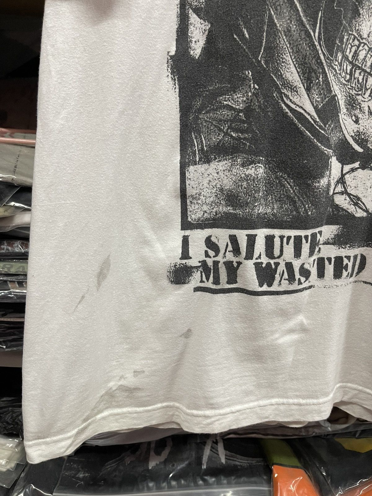 Other White Chapel " I Salute My Waste Youth "🔥🔥🔥 Size US XL / EU 56 / 4 - 5 Thumbnail