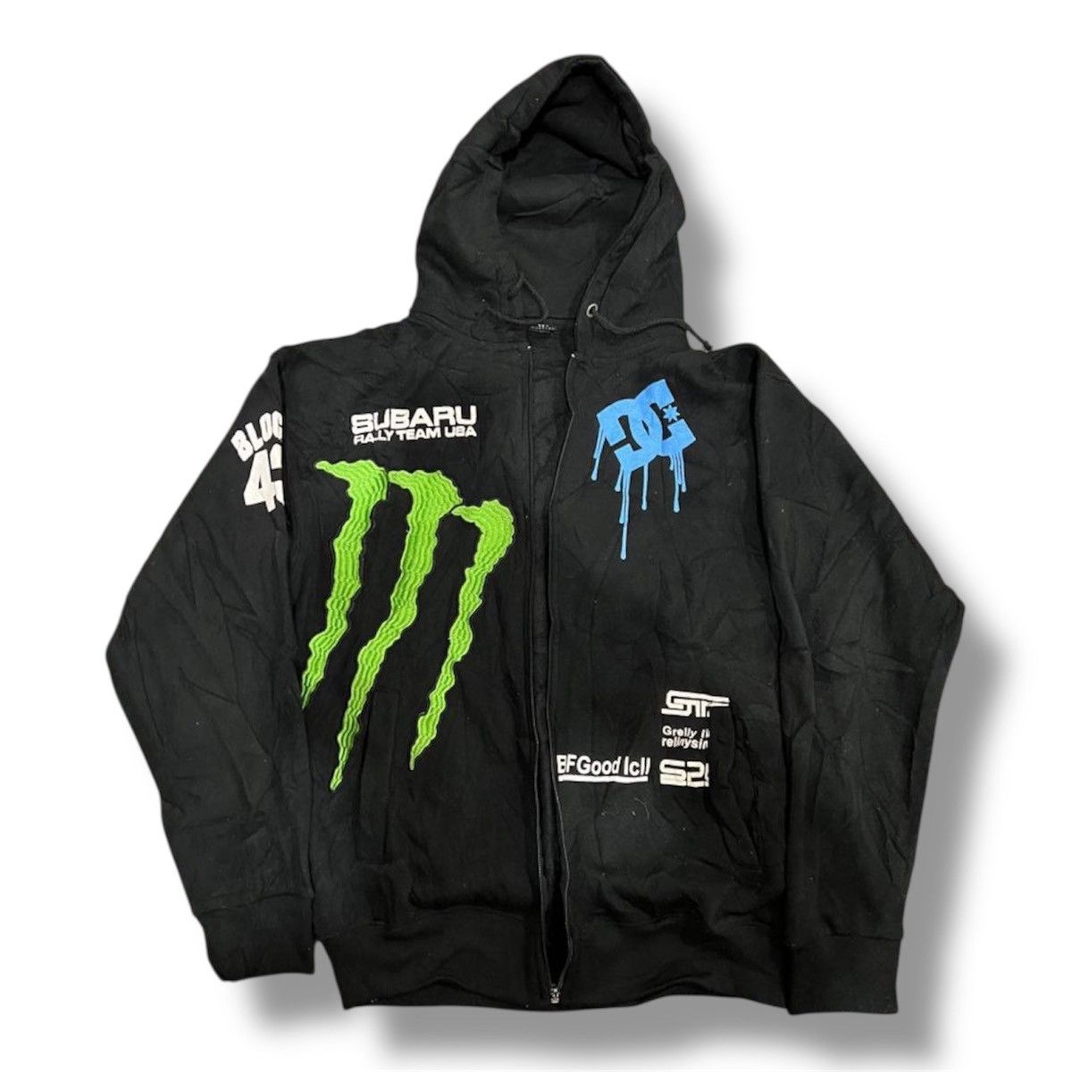 Sports Specialties Vintage Subaru Racing Team Monster Energy Hoodies Jacket Size US L / EU 52-54 / 3 - 2 Thumbnail
