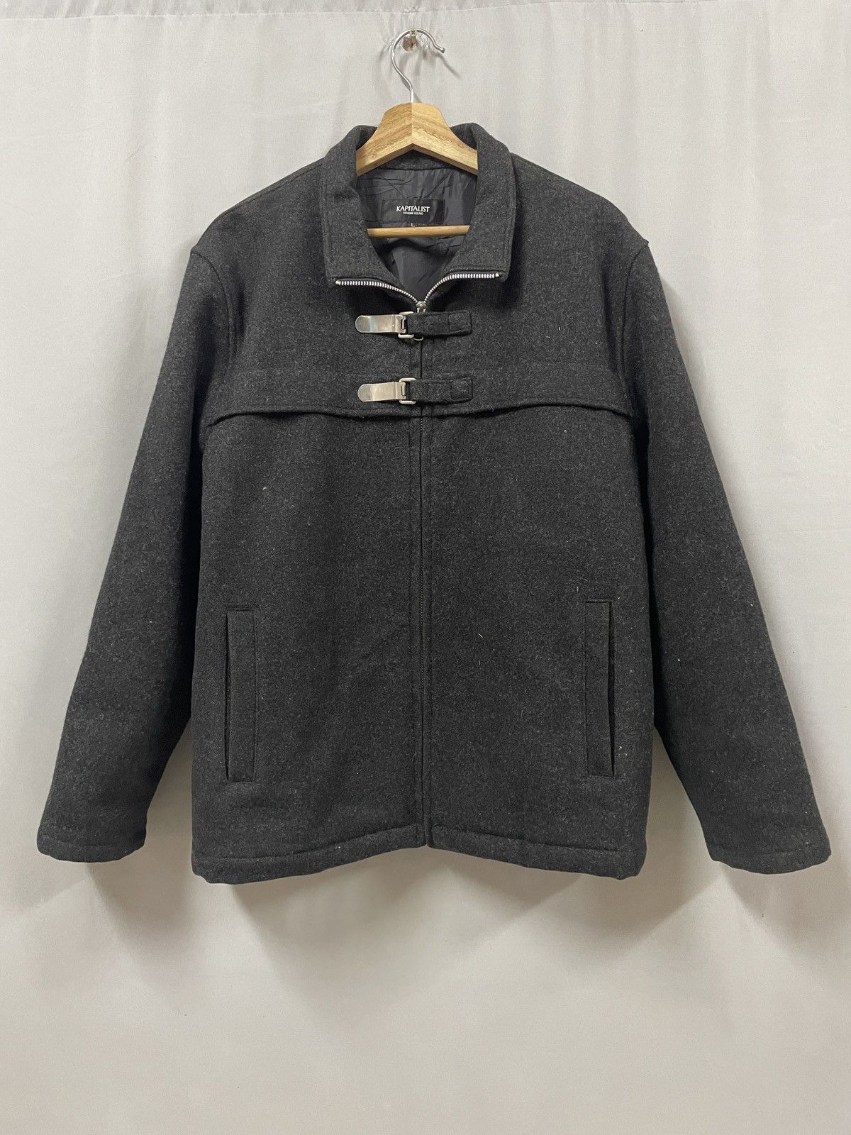 Japanese Brand × Other × Vintage Japanese brand KAPITALIST wool boucle jacket mens Size US L / EU 52-54 / 3 - 1 Thumbnail