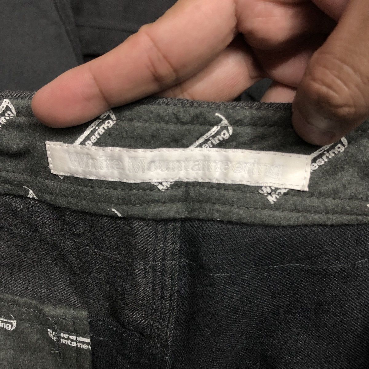 White Mountaineering White mountaineering Serge Stretch Asymmetric Tuck Pants Size US 32 / EU 48 - 5 Thumbnail