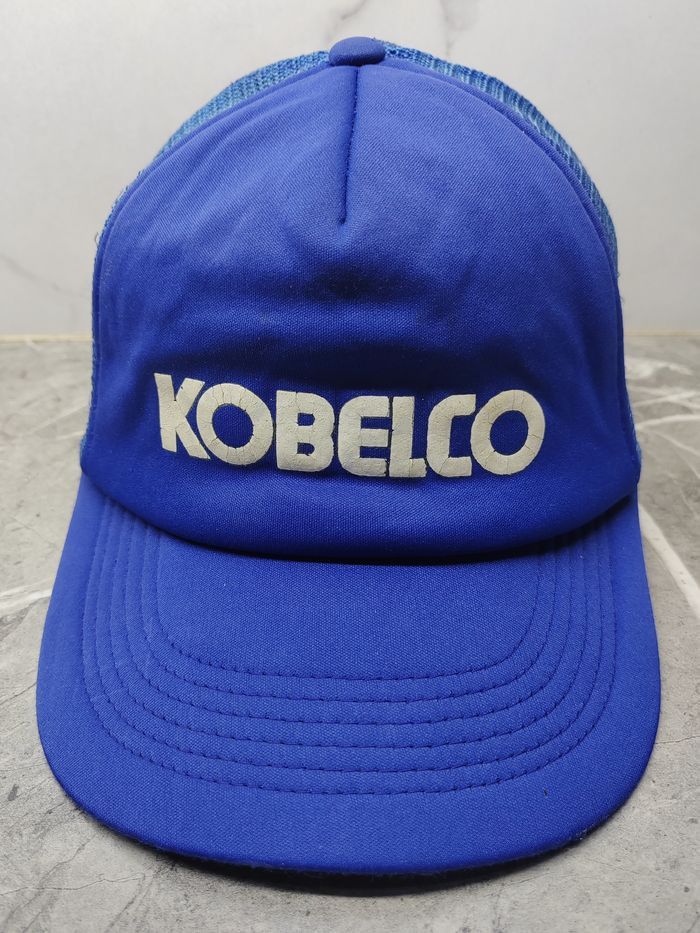 Japanese Brand Vintage Kobelco Trucker Hat Cap Size ONE SIZE - 2 Thumbnail
